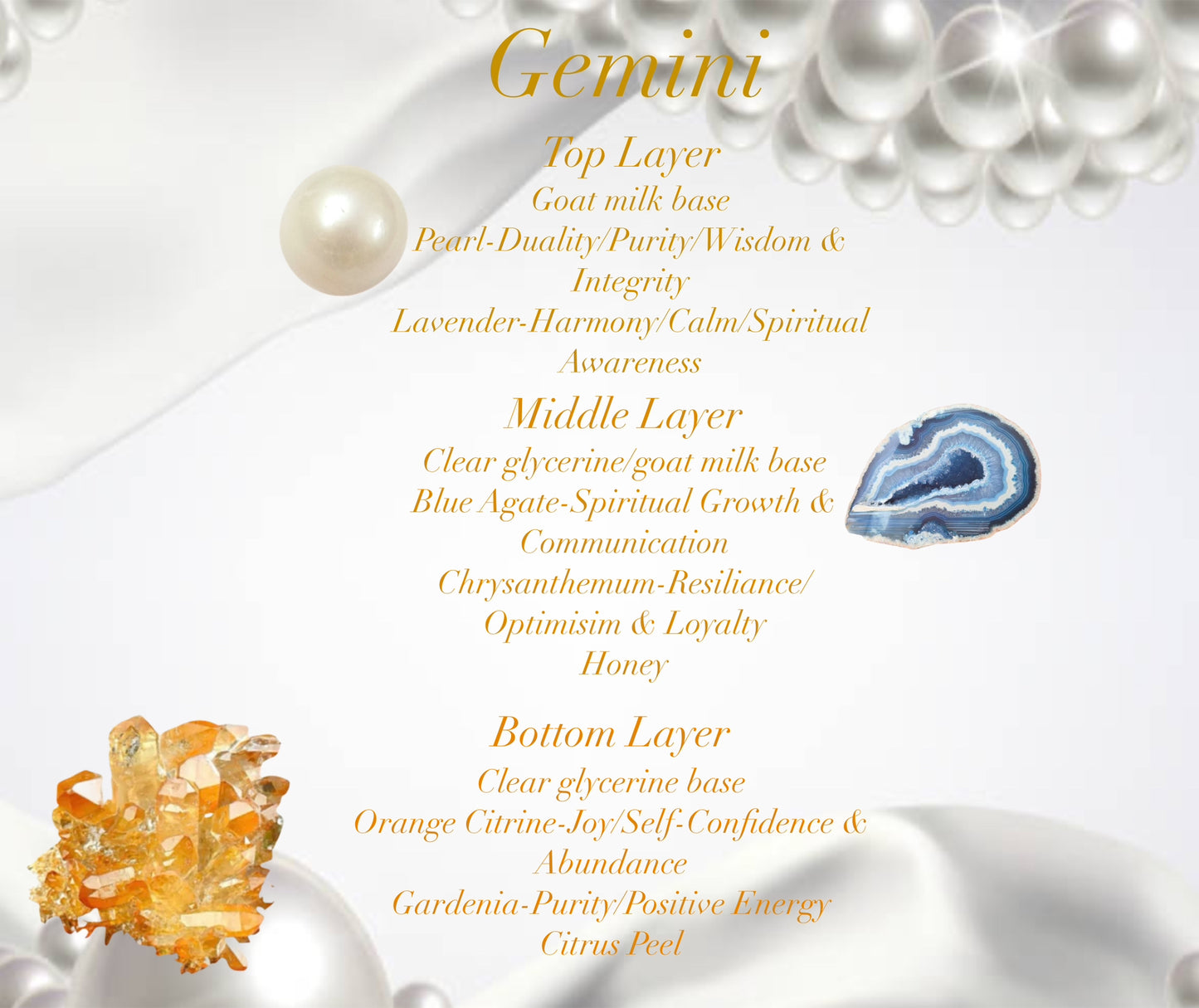 Zodiac Soaps: Gemini (Layered)