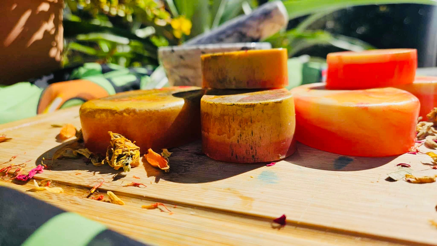 Zodiac Soaps: Sun Soap classic & with Tumeric