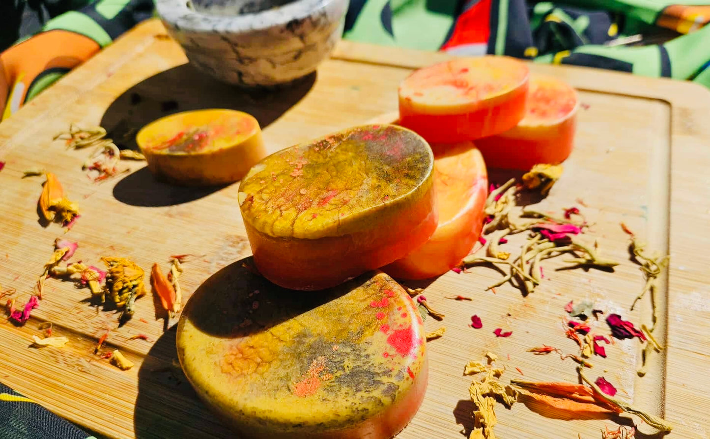 Zodiac Soaps: Sun Soap classic & with Tumeric