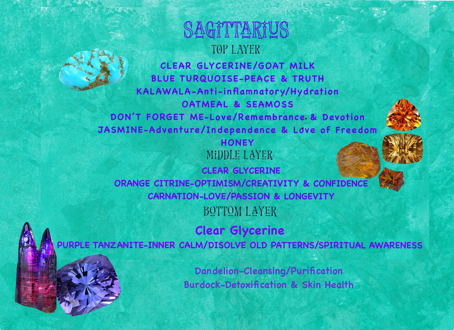 Zodiac Soaps: Sagittarius