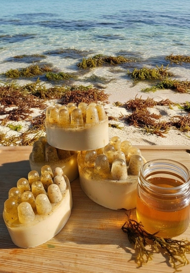 Sea Moss & Honey Soap (For sensitive skin)Large