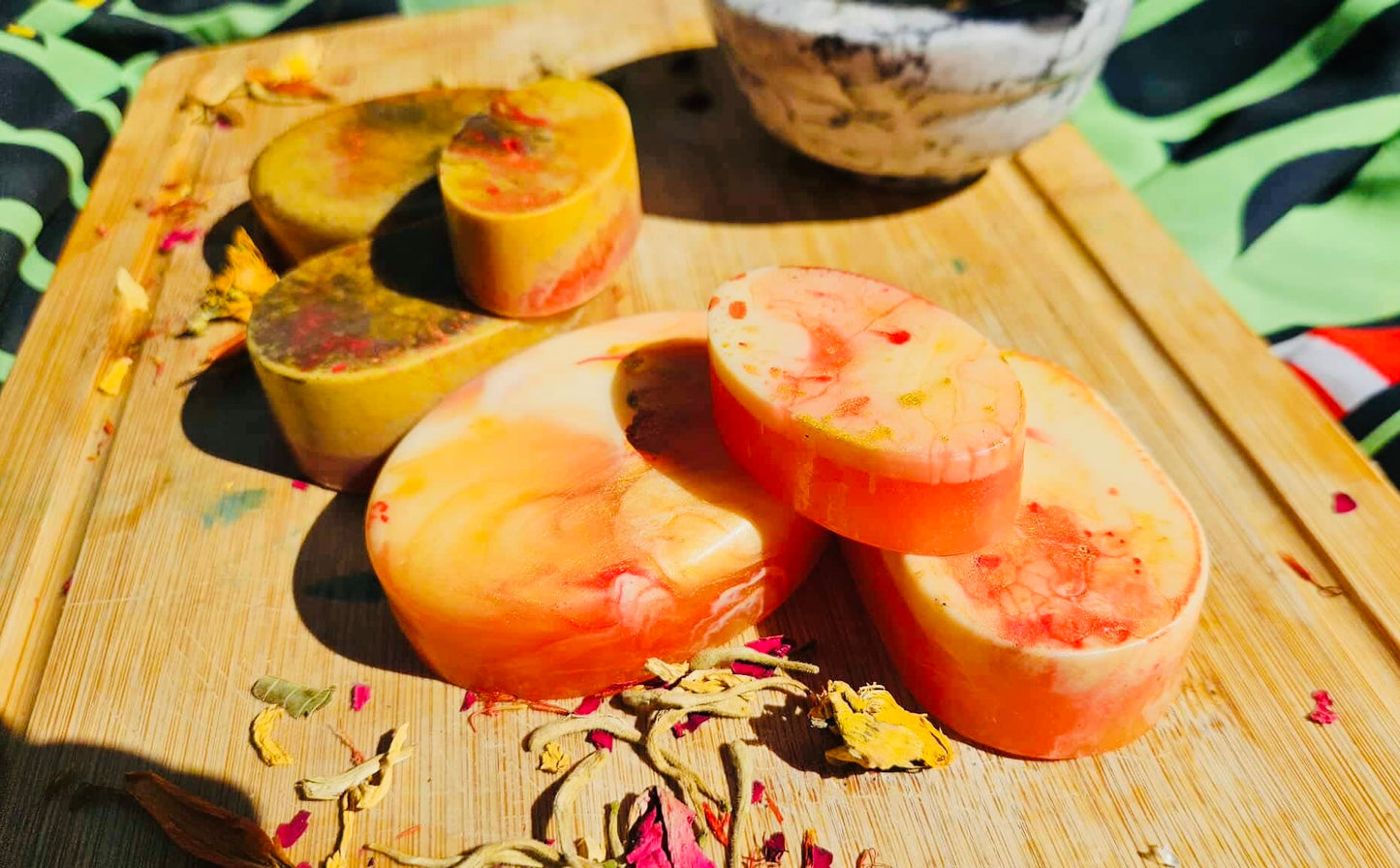 Zodiac Soaps: Sun Soap classic & with Tumeric