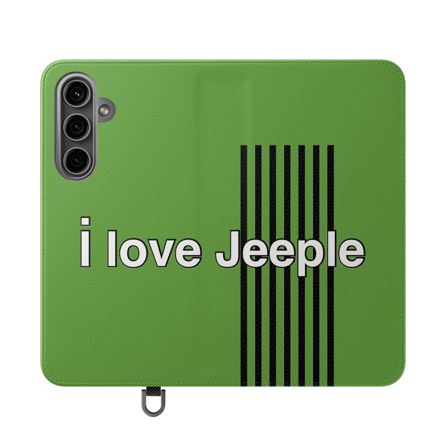 Jeeple Love Flip Cases - Stylish Phone Wallet, Gift for Jeep Lovers, Travel Accessory, Customizable Phone Cover, Eco-Friendly Design