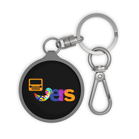 “Duckers” Orange Vibrant Keyring Tag, Personalized Gift, Fun Accessory, Car Enthusiast Keychain, Unique Bag Charm