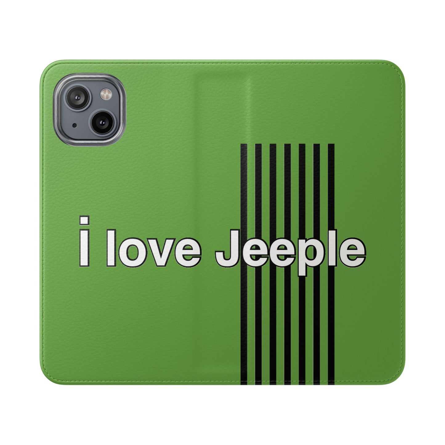 Jeeple Love Flip Cases - Stylish Phone Wallet, Gift for Jeep Lovers, Travel Accessory, Customizable Phone Cover, Eco-Friendly Design