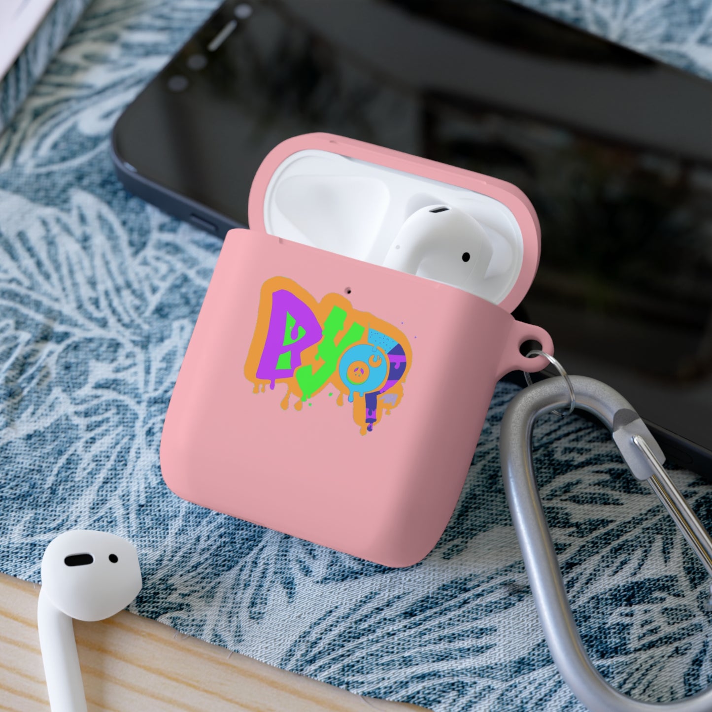 BYOP “Graffiti” Orange AirPods and AirPods Pro Case Cover
