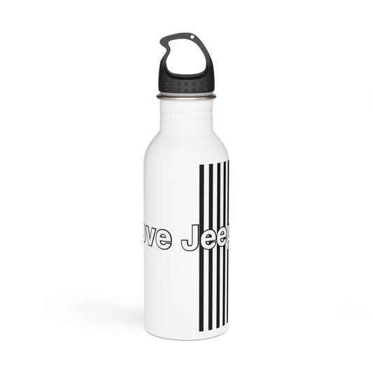 “I Love Jeeple” Stainless Steel Water Bottle – Perfect for Adventure Lovers