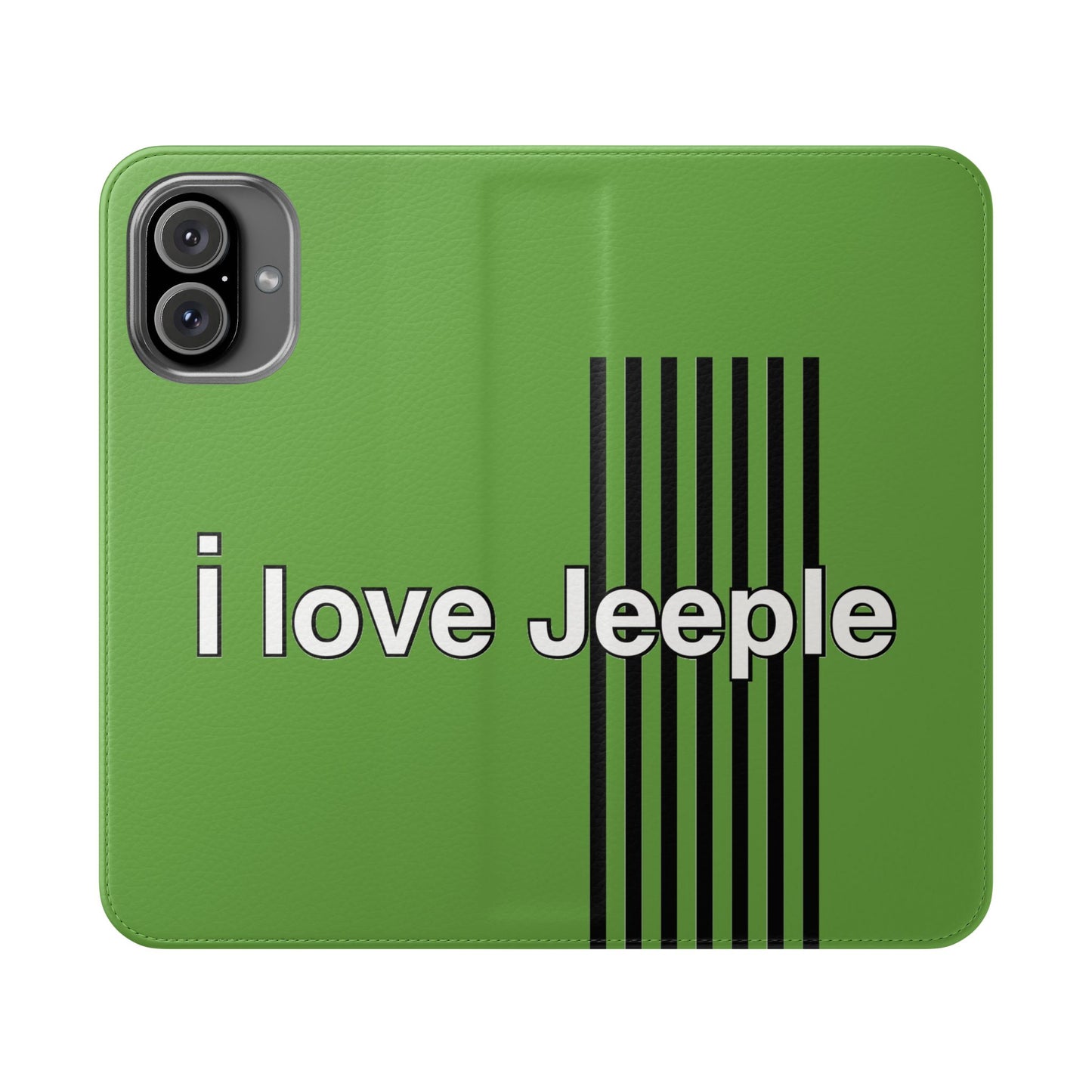 Jeeple Love Flip Cases - Stylish Phone Wallet, Gift for Jeep Lovers, Travel Accessory, Customizable Phone Cover, Eco-Friendly Design