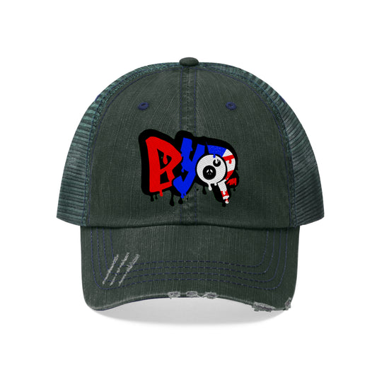 BYOP Graffiti “Red White & Blue” Unisex Trucker Hat