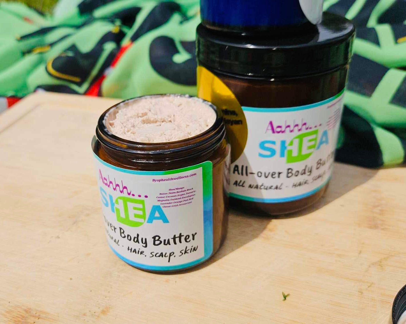 BYOP H&W: Aahhh…Shea,All-Over Body Butter (Intensive Repair: Calamine, Aloe, and Himalayan Pink Salt) 8oz jar