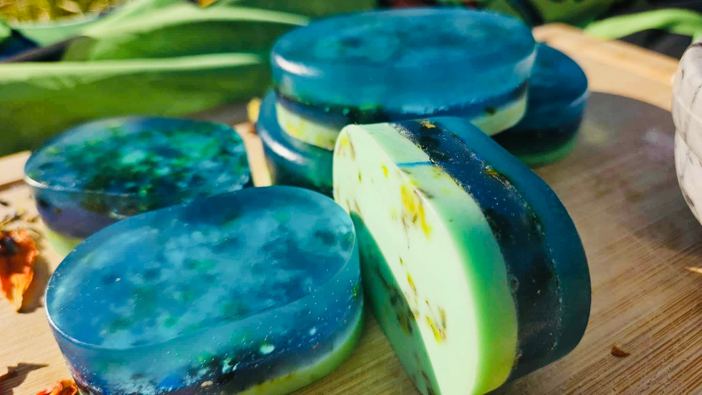 Zodiac Soaps: Pisces Soap (Layered)