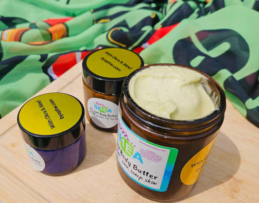 BYOP H&W: Aahhh…Shea,All-Over Body Butter (With Okra & Aloe) 8oz jar
