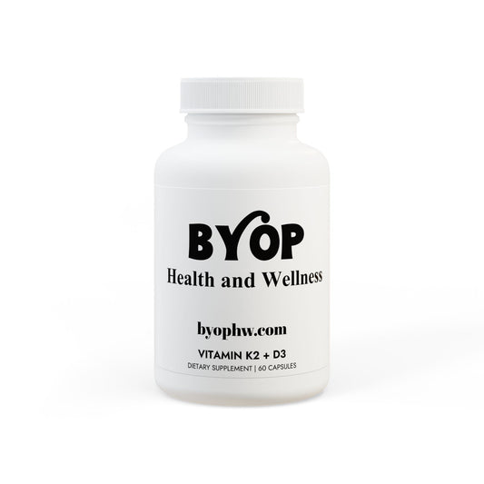 BYOP H&W Vitamin K2 + D3 Supplement (60 Capsules)