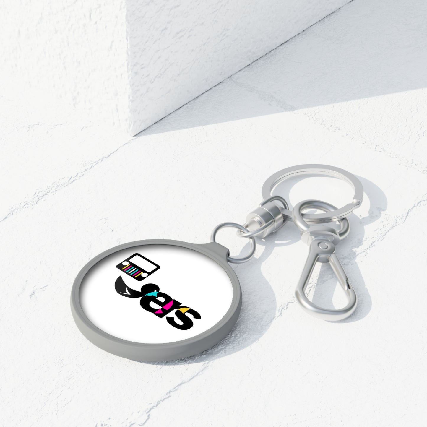 “Duckers” Black 2 Vibrant Keyring Tag, Personalized Gift, Fun Accessory, Car Enthusiast Keychain, Unique Bag Charm