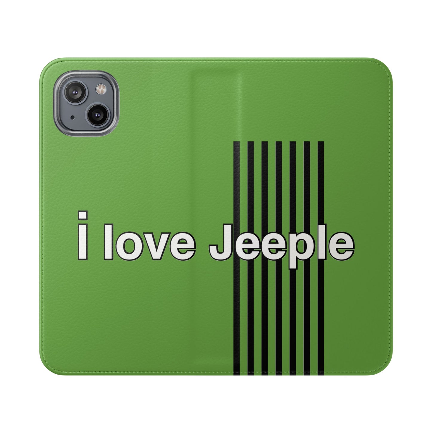 Jeeple Love Flip Cases - Stylish Phone Wallet, Gift for Jeep Lovers, Travel Accessory, Customizable Phone Cover, Eco-Friendly Design