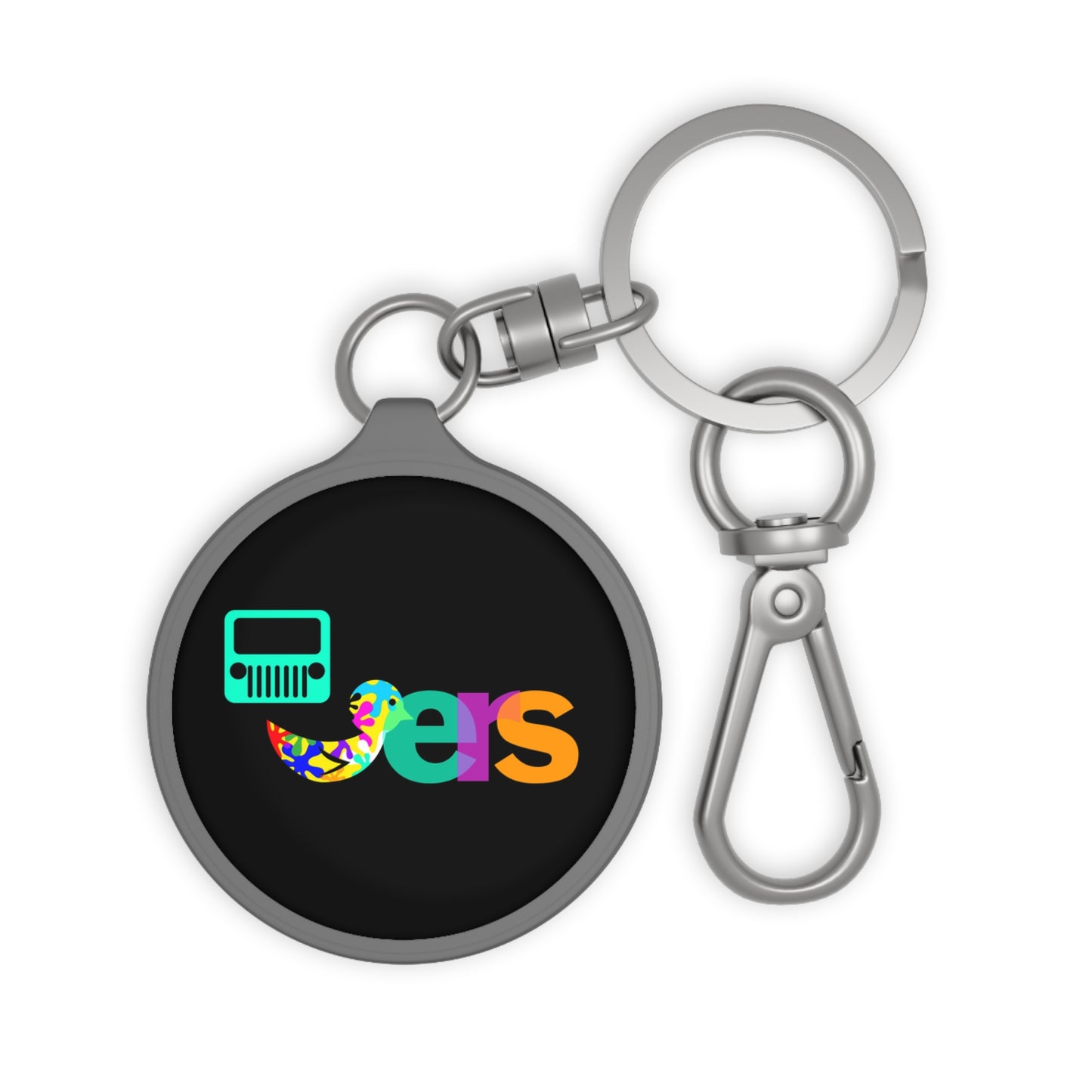 “Duckers” Vibrant Keyring Tag, Personalized Gift, Fun Accessory, Car Enthusiast Keychain, Unique Bag Charm