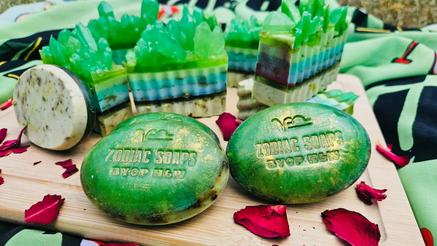 Zodiac Soaps: Taurus (Layered)