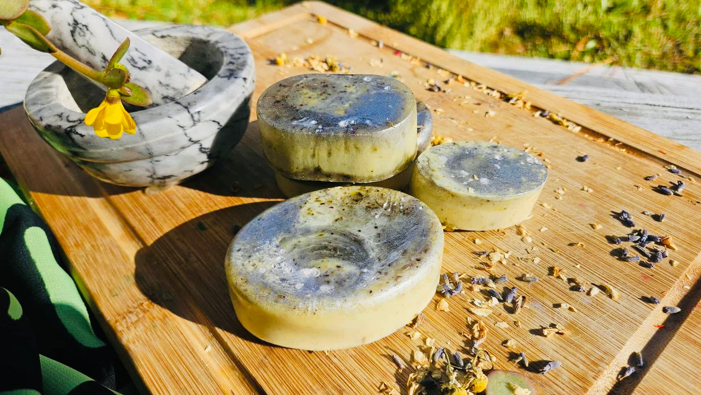 Zodiac Soaps: Moon Soap (Layered)