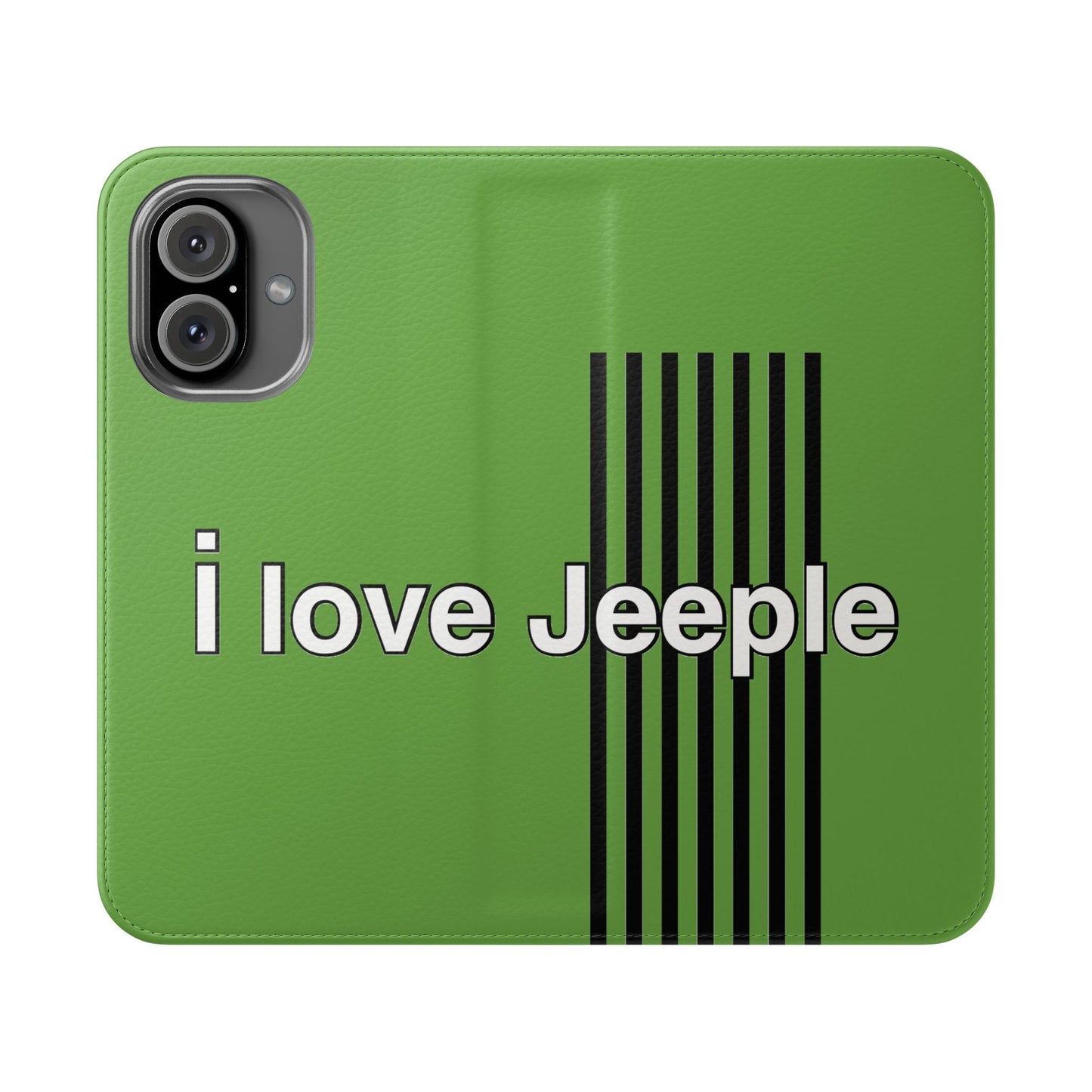 Jeeple Love Flip Cases - Stylish Phone Wallet, Gift for Jeep Lovers, Travel Accessory, Customizable Phone Cover, Eco-Friendly Design