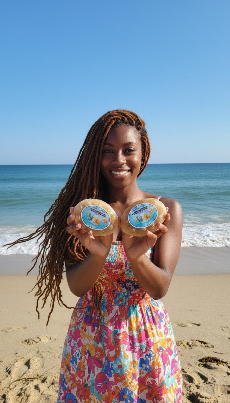 Sea Moss & Honey Soap (For sensitive skin)Large