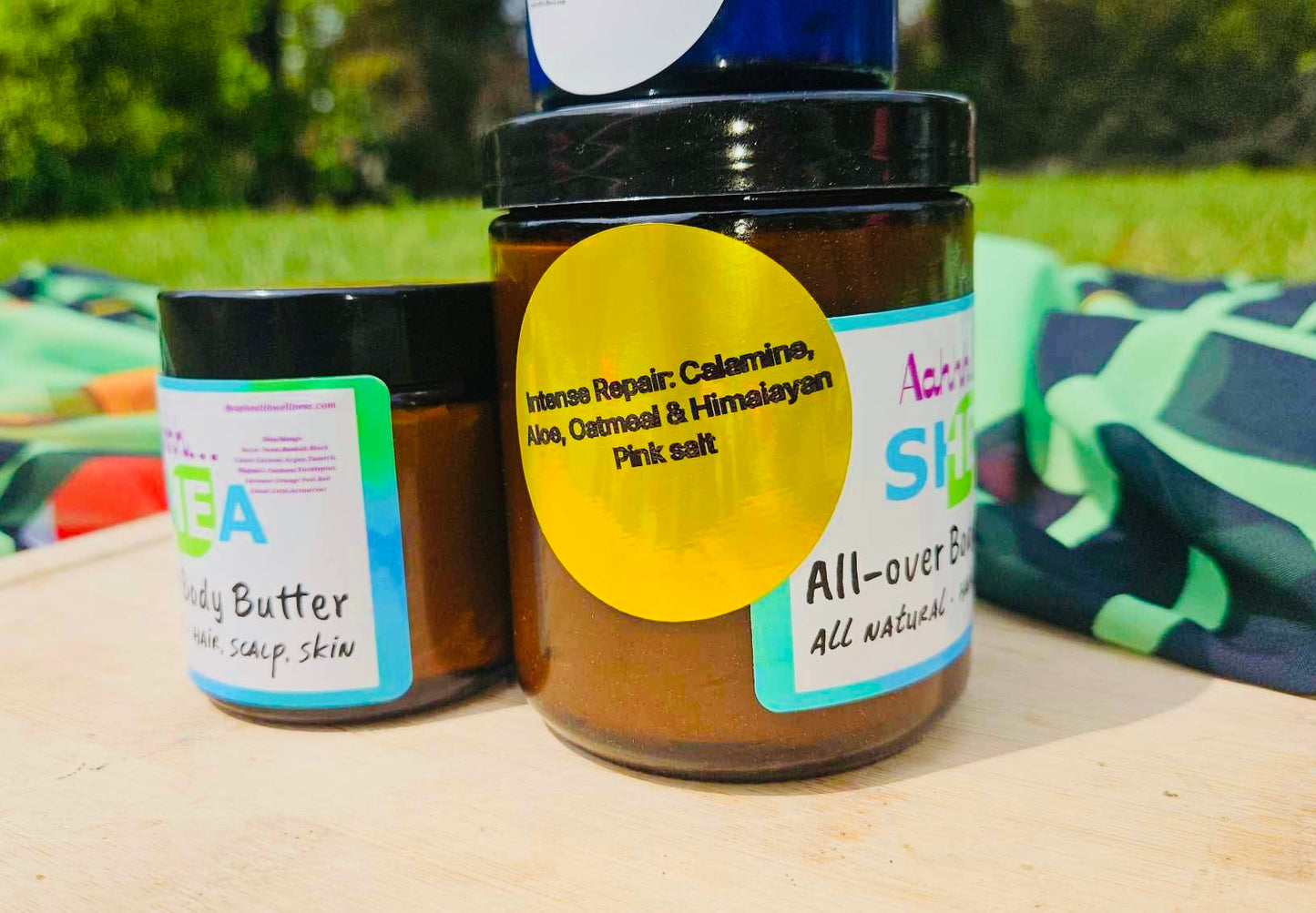 BYOP H&W: Aahhh…Shea,All-Over Body Butter (Intensive Repair: Calamine, Aloe, and Himalayan Pink Salt) 8oz jar