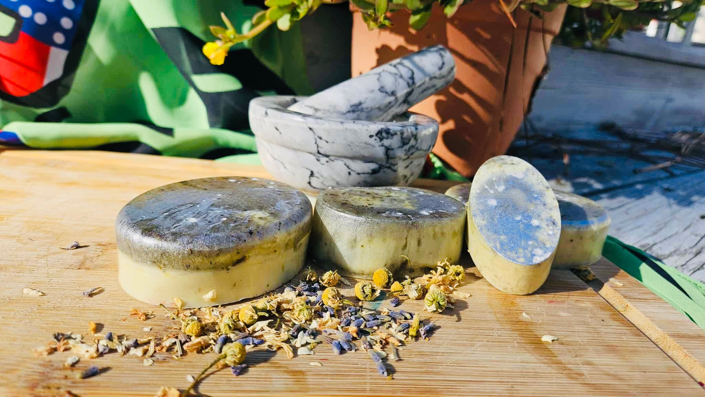 Zodiac Soaps: Moon Soap (Layered)