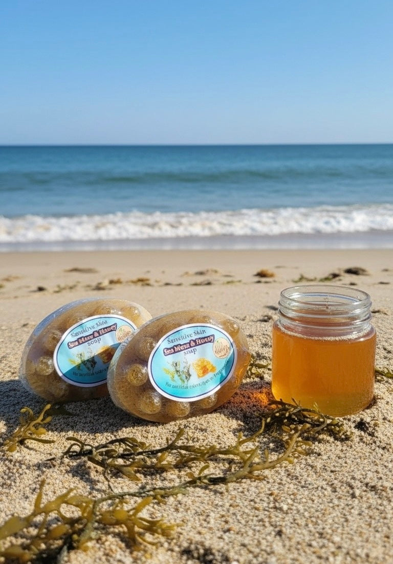 Sea Moss & Honey Soap (For sensitive skin)Large
