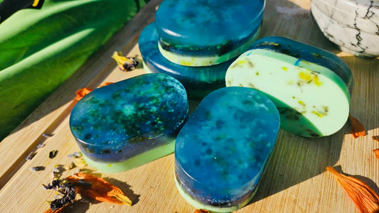 Zodiac Soaps: Pisces Soap (Layered)