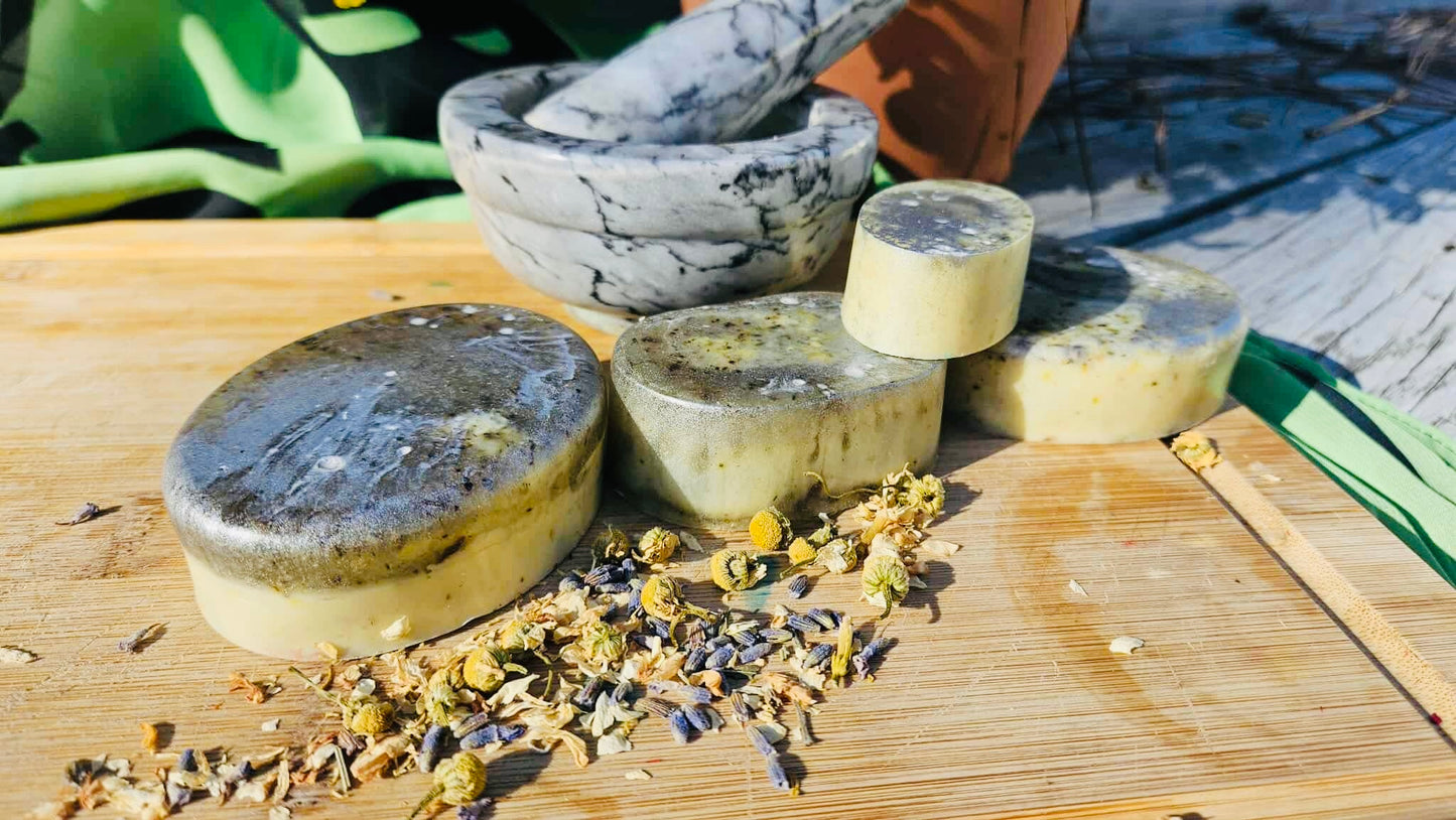 Zodiac Soaps: Moon Soap (Layered)